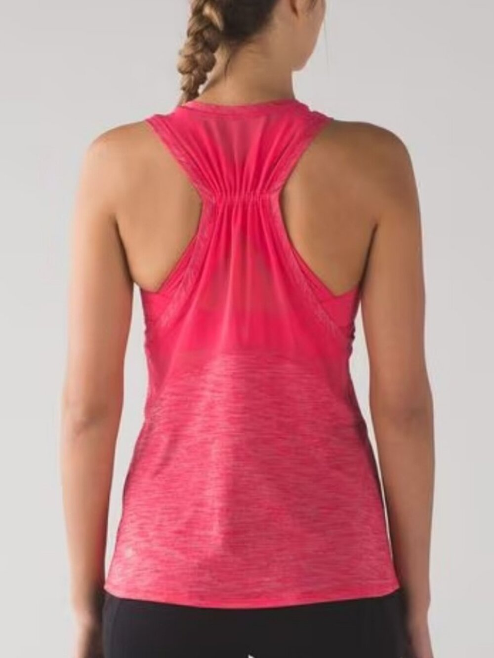 Lululemon Work The Circuit Red Pink Racerback Tank Top